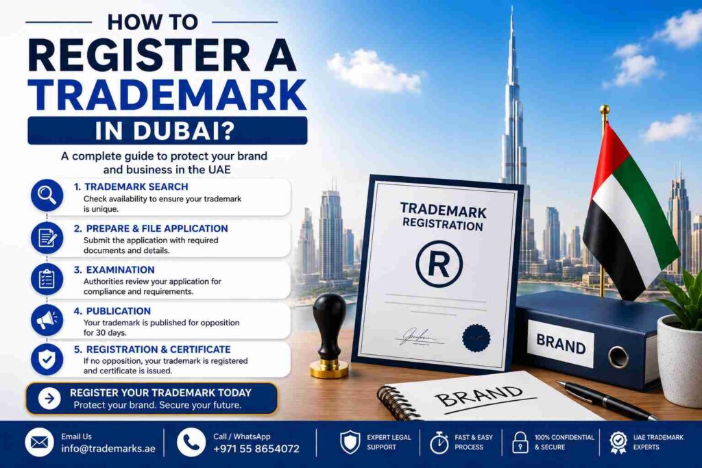 How to Register a Trademark in Dubai? Ultimate[2026] Guide